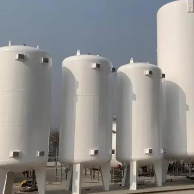 50m3 réservoir de stockage cryogénique en acier inoxydable 8bar ASME