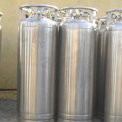 Cylindre cryogénique 210l, réservoirs de vase Dewar de catégorie comestible d'oxygène démontables de vase Dewar
