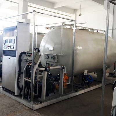 volts automatiques du poste d'essence de gaz de 10m3 LP 220 Q345R ensabotent monté