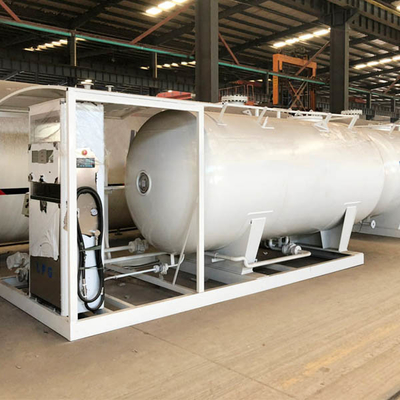 Q345R 10 tonnes de LP de gaz de stations de recharge, poste d'essence automatique du gaz 1.77Mpa