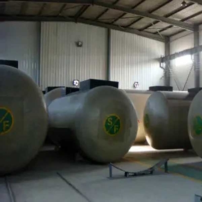 100cbm plastique d'essence et d'huile de la fibre de verre FRP de la cuve de stockage 70m3 SF