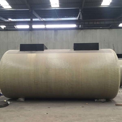 Fibre de verre mur 40c de cuve de stockage d'essence et d'huile de 60000 litres double sous terre