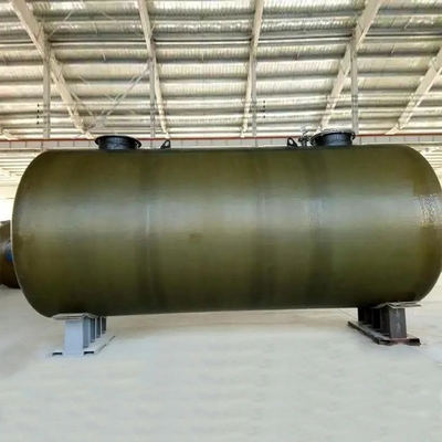 Grande taille adaptée aux besoins du client de réservoir de stockage d'essence diesel de carburant d'huile de l'eau d'acier au carbone