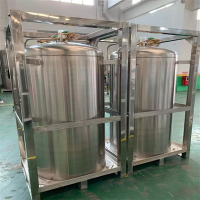 Cylindre cryogénique 495L de vase Dewar d'azote d'oxygène liquide
