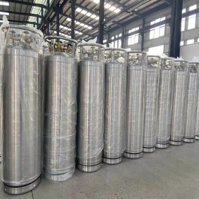 Capacité cryogénique industrielle du cylindre 495L de vase Dewar d'acier inoxydable