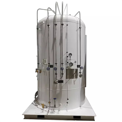3 réservoirs en vrac micro cryogéniques de mètres cubes pour le Lar de Lo2 Ln2