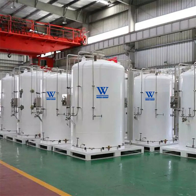 3 réservoirs en vrac micro cryogéniques de mètres cubes pour le Lar de Lo2 Ln2