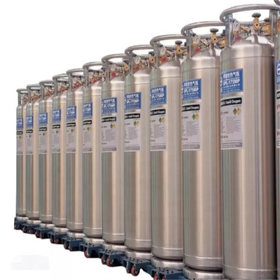 Cylindre cryogénique chimique 195l de vase Dewar avec le cadre pour Lar Lco 2 Lo2 Ln2