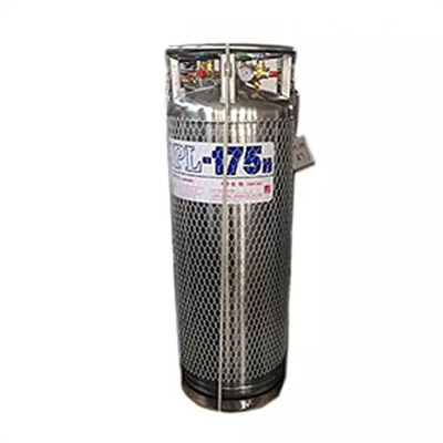 longue bouteille cryogénique d'oxygène liquide de cylindre de vase Dewar de durée de vie 175l