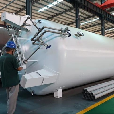 30 m3 réservoir de stockage cryogénique pour l'oxygène liquide, l'azote et l'argon