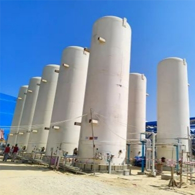 Récipients de stockage cryogénique d'oxygène liquide de 5 m3 et 16 bar