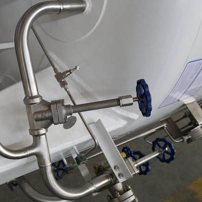 ASME Réservoir de stockage cryogénique d'acier inoxydable industriel