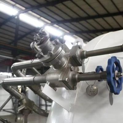 Cuves de stockage cryogéniques de 10000L, 20000L et 30000L, cuves de 8 bars, 16 bars et 23 bars