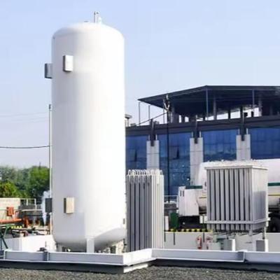 Réservoir de stockage cryogénique de 5 à 100 tonnes pour GNL LOX -196℃ à 50℃