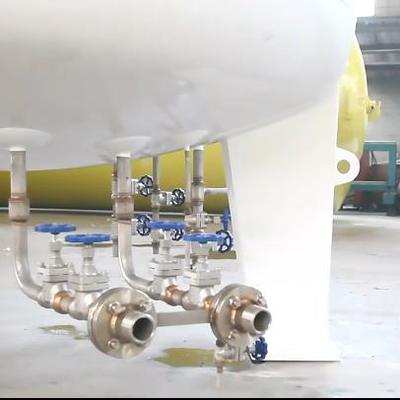 Réservoir de stockage de liquide cryogénique de 30 m³ 8 bars pour LN₂