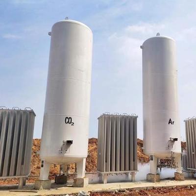 Réservoir de stockage cryogénique de 50 m³ pour GNL, -196°C à 40°C, certifié ASME
