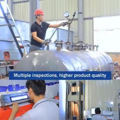 Réservoir de stockage cryogénique de 5 à 200 m3 de capacité pour l'oxygène, l'azote et l'argon