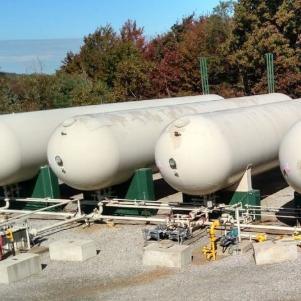 Réservoir de stockage vertical cryogénique d'oxygène liquide de 10 m3, 1,6 MPa, acier inoxydable 304