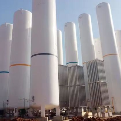 Réservoir de stockage d'oxygène liquide cryogénique CO₂ de 50 à 100 m³, longueur 6058 mm