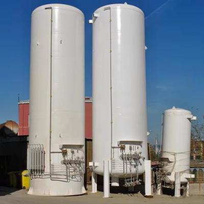 Réservoir de stockage vertical cryogénique d'azote liquide de 50000L en acier inoxydable 304/316