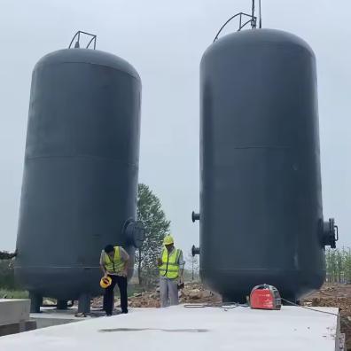 Le réservoir de stockage cryogénique de 20 pieds conforme à la norme ASME est de 1,6 MPa à -196 °C.