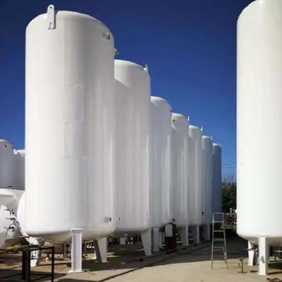 50m3 réservoir de stockage cryogénique en acier inoxydable 8bar ASME