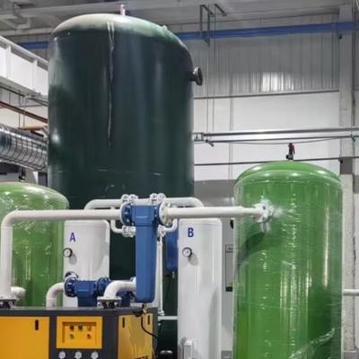 Générateur d'oxygène PSA 2025 VPSA avec une pression de remplissage de 150 bar, une sortie de 42 Nm3/h et une pression de sortie de 0,04 à 0,06 MPa