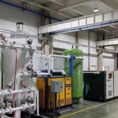 Générateur d'azote PSA pour la production de verre, 90 nm3/h, haute pureté 99,999% avec point de rosée ≤-40℃