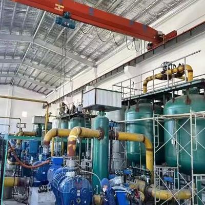 Système d'oxygène VPSA de 1500 Nm3/h avec une consommation d'énergie unitaire de 0,38 kWh/Nm3 et une garantie d'un an pour le craquage catalytique du pétrole