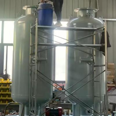 Générateur d'azote PSA à pression de 0,1 à 0,65 MPa et à capacité de sortie de 30 Nm3/h avec commande PLC