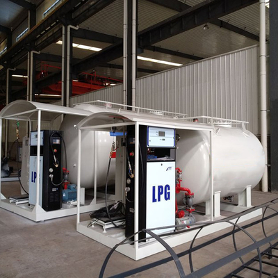 station d'essence de gaz de 1000L LPG 40cbm, stations d'essence automatiques de LPG 2.5Mpa