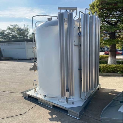 acier inoxydable O2 cryogénique liquide de réservoir de 1-5m3 Microbulk