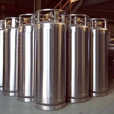 Le vase Dewar démontable cryogénique échoue le cylindre de vase Dewar de l'oxygène d'azote liquide