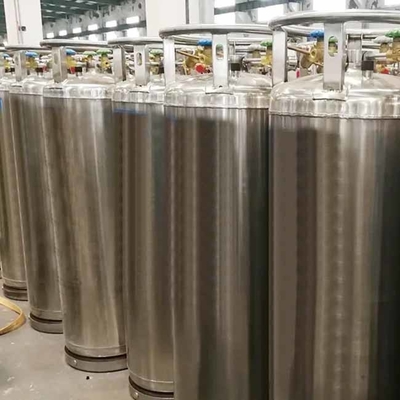 Le cylindre cryogénique de vase Dewar de 180 litres a soudé l'oxygène liquide isolée de bouteille d'argon