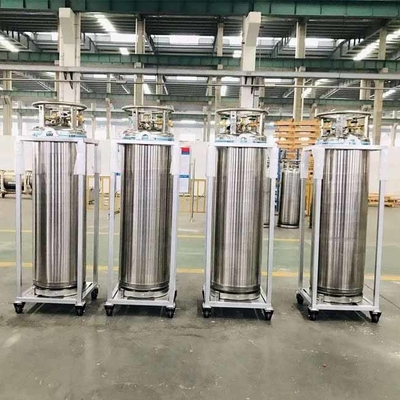 Oxygène cryogénique liquide de cylindre de Dewar d'argon, réservoir de l'azote liquide de la basse pression 175l