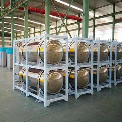 Acier inoxydable de réservoir à haute pression d'azote liquide de 195 litres, cylindre liquide du vase Dewar O2
