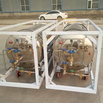 cylindre cryogénique du Dewar 180L 600 litres, réservoir du Dewar du CO2 210l
