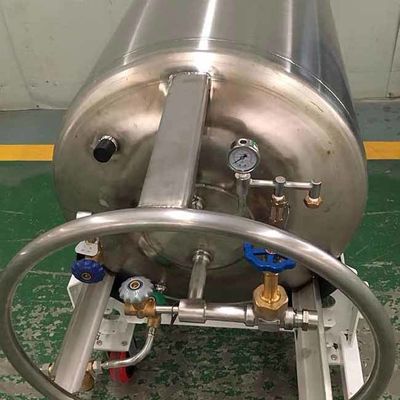 vase Dewar de bâtiment de pression de réservoir de l'azote 164-500L liquide 210 litres