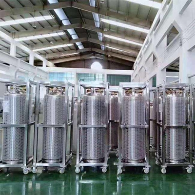 stockage d'azote de bouteille de vase Dewar d'argon du réservoir 495L de vase Dewar de 195L 2.3MPa LN2