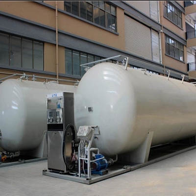 Stations 2.5mpa, poste d'essence de LPG montées par dérapage Autogas de dérapage de LPG de 50000 litres