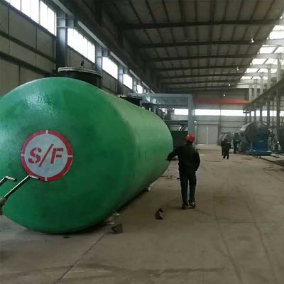 Cuve de stockage d'essence et d'huile de 30000 litres souterrain horizontal de 60000 litres