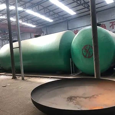 plastique souterrain d'essence et d'huile en verre FRP de double couche de cuve de stockage de 30m3 40m3