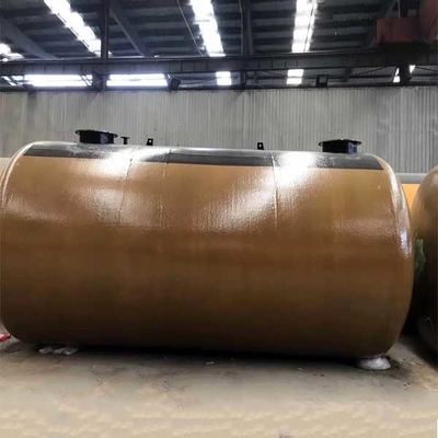 Cuve de stockage d'essence et d'huile diesel 200m3 souterrain de double couche