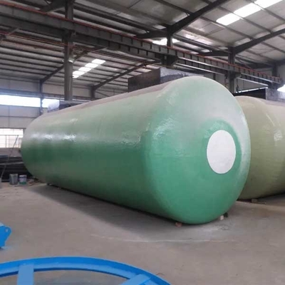 Couche industrielle d'essence et d'huile en acier de la cuve de stockage 30000-50000L de fibre de verre double