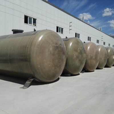 anticorrosif de mur de réservoir de stockage de pétrole de fibre de verre de 235B FRP double souterrain de 1000 litres