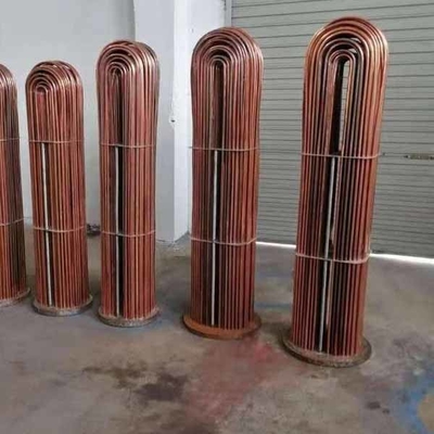 Shell Coil Tube Heat Exchanger titanique 50mm 700p