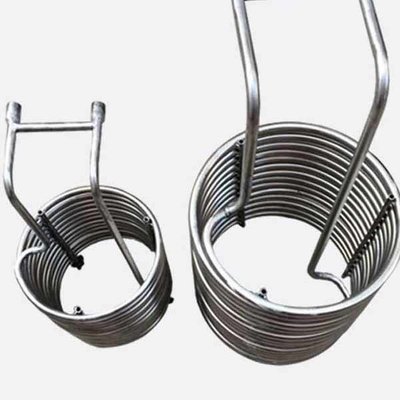 Échangeur de chaleur de bobine d'acier inoxydable de 200 degrés 0.4mpa 0.5mpa
