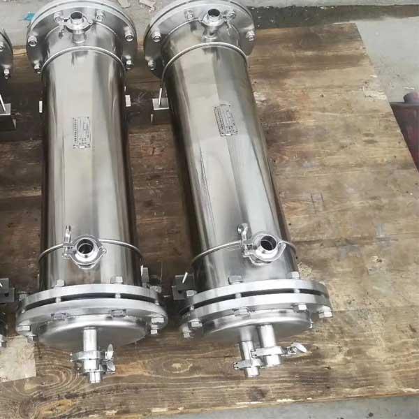échangeur de chaleur de feuille de double tube