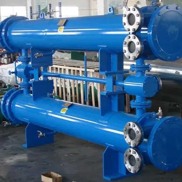échangeur de chaleur de feuille de double tube