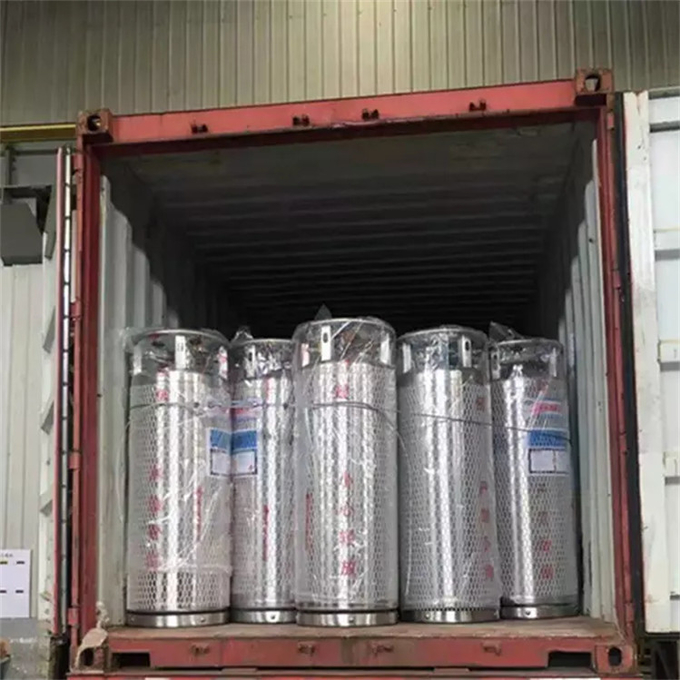 Cylindre cryogénique de vase Dewar
